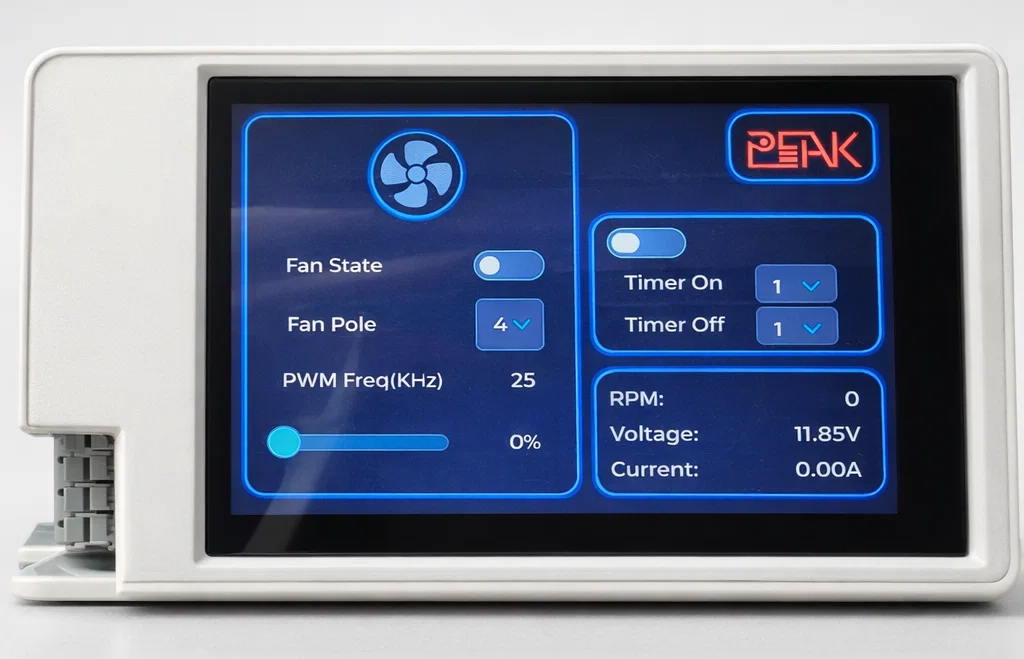 Project: Handheld fan controller interface